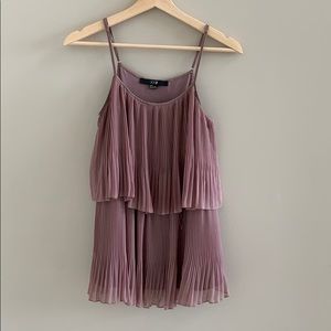 Pleated tank top